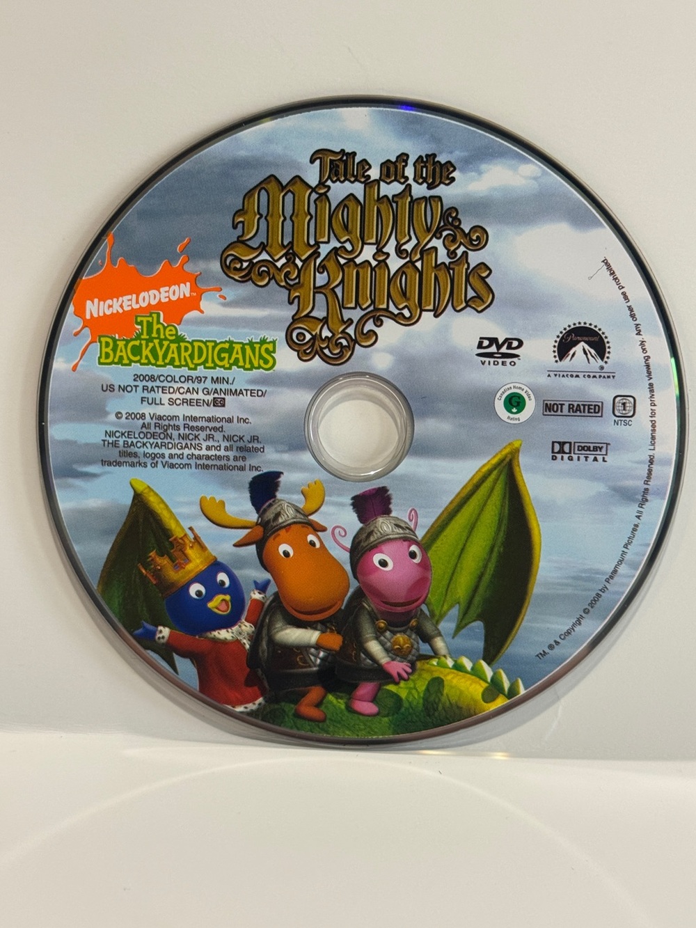 The Backyardigans, Tale of the Mighty Knights, Nickelodeon Movie DVD
